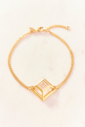 Ruifier Gold Vermeil Pyramid Bracelet