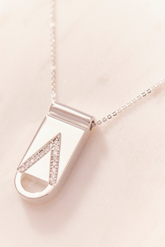 Ruifier 0.207ct Diamonds Dewdrop Necklace