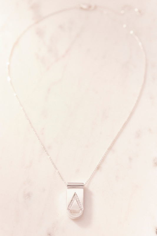 Ruifier 0.207ct Diamonds Dewdrop Necklace