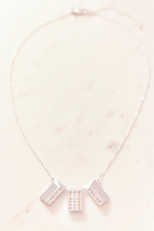 Ruifier Iconic Trinity Necklace Topaz – Sterling Silver