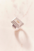 Ruifier Icon Pyramid Ring – Sterling Silver