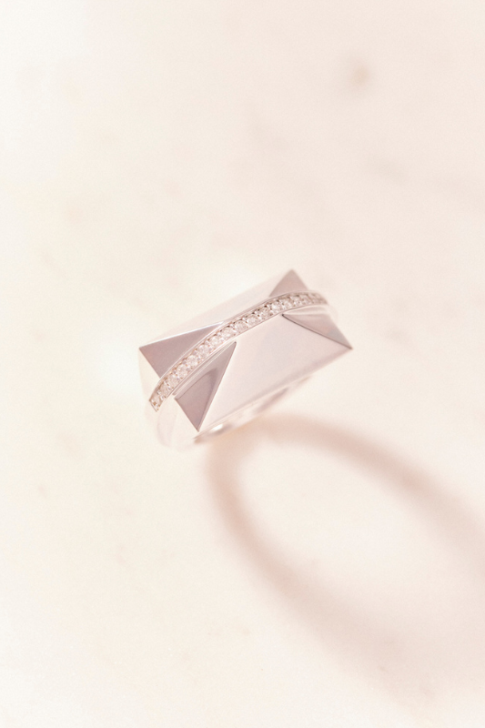 Ruifier 0.29ct White Diamonds Icon Shard Ring