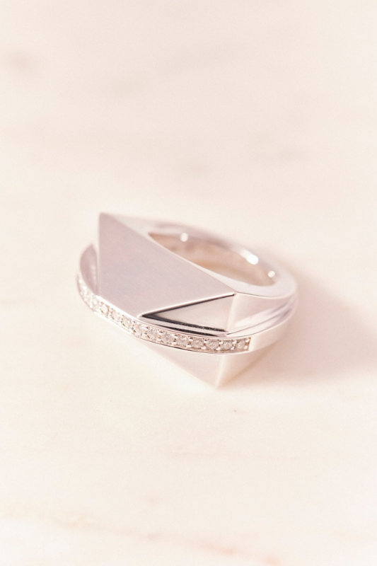 Ruifier 0.29ct White Diamonds Icon Shard Ring