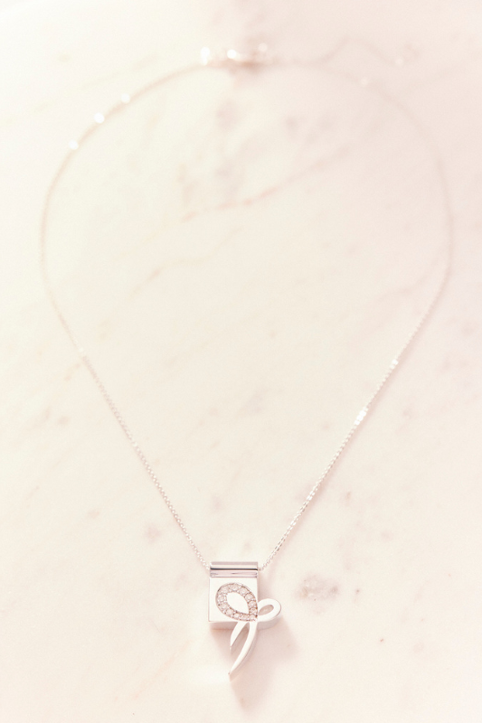 Ruifier Silver Ribbon Necklace