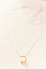 Ruifier 0.063ct White Diamonds Infinity Necklace