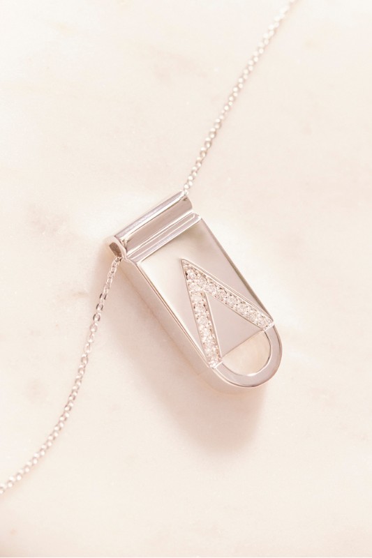 Ruifier 0.207ct Diamonds Dewdrop Necklace