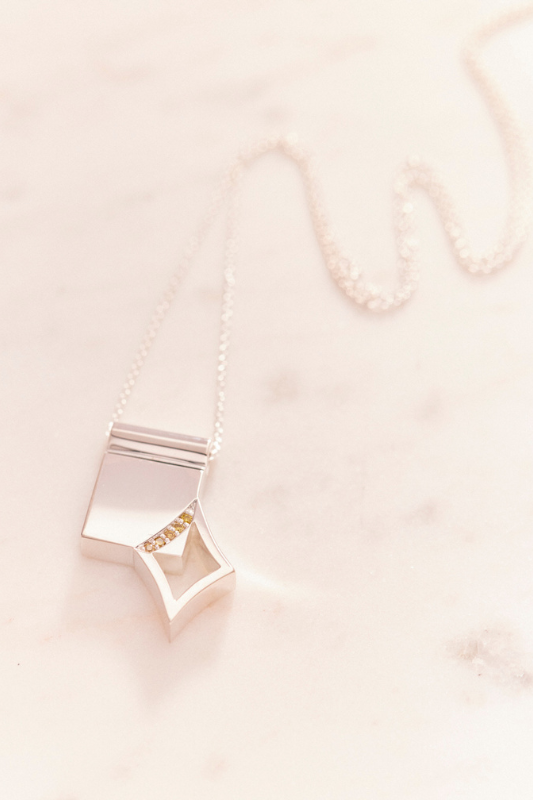 Ruifier Diamond 0.045ct Necklace – Yellow Diamonds